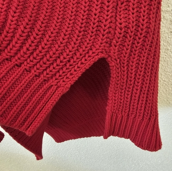 Lauren Ralph Lauren Small 100% Cotton Shawl Neck Chunky Cable Knit Sweater - Picture 8 of 12